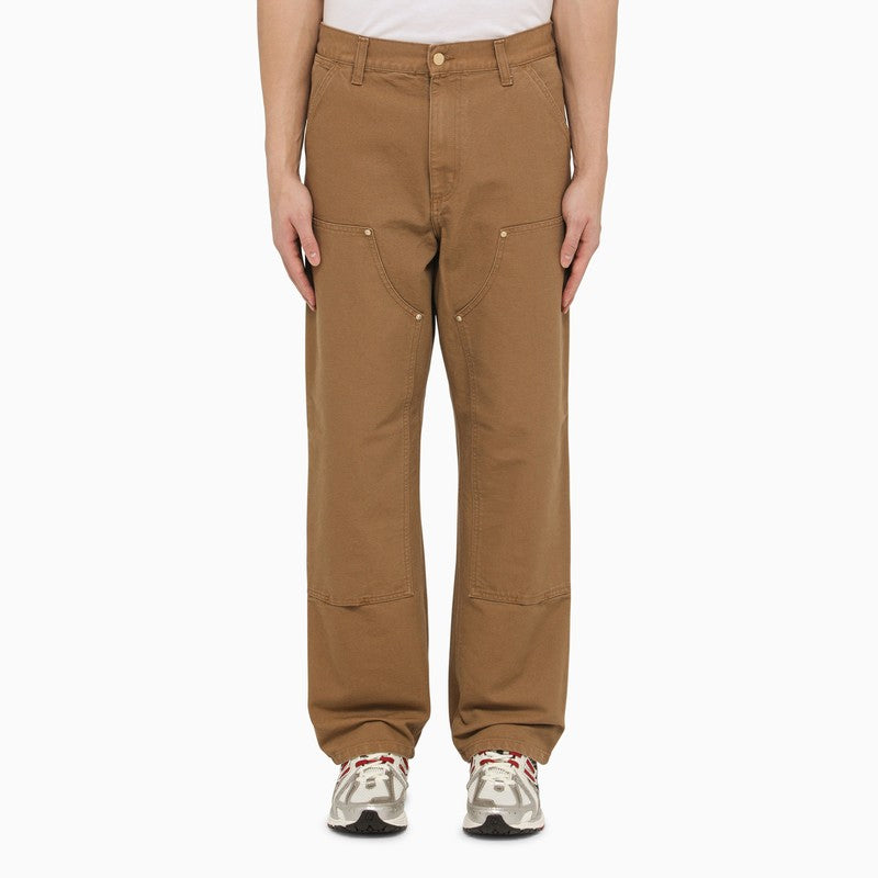 Carhartt WIP Hamilton Double Knee Pant — Organic Cotton Brown