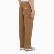 Carhartt WIP Hamilton Double Knee Pant — Organic Cotton Brown