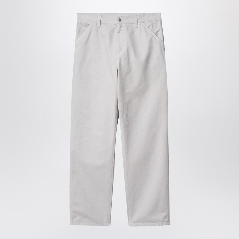 Carhartt WIP Basalt Double Knee Pant in Dearborn canvas