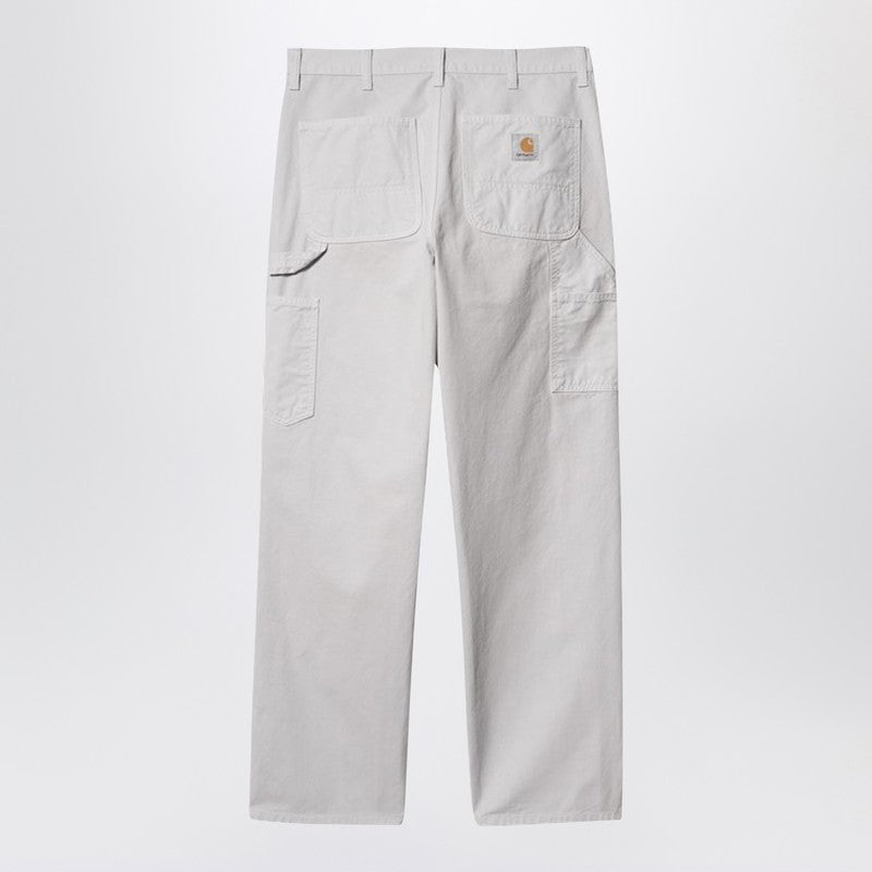 Carhartt WIP Basalt Double Knee Pant in Dearborn canvas