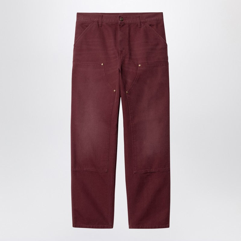 Carhartt WIP Malbec Double Knee Pant in Dearborn canvas