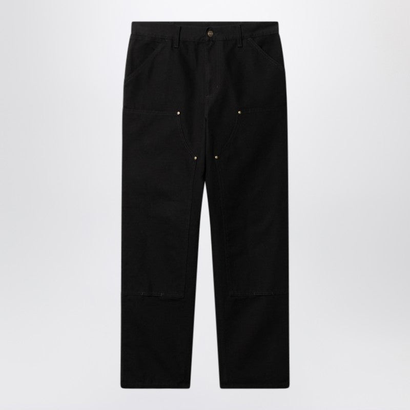 Carhartt WIP Black Rinsed Double Knee Pant