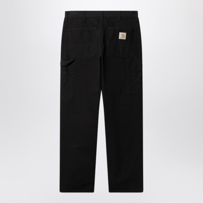 Carhartt WIP Black Rinsed Double Knee Pant