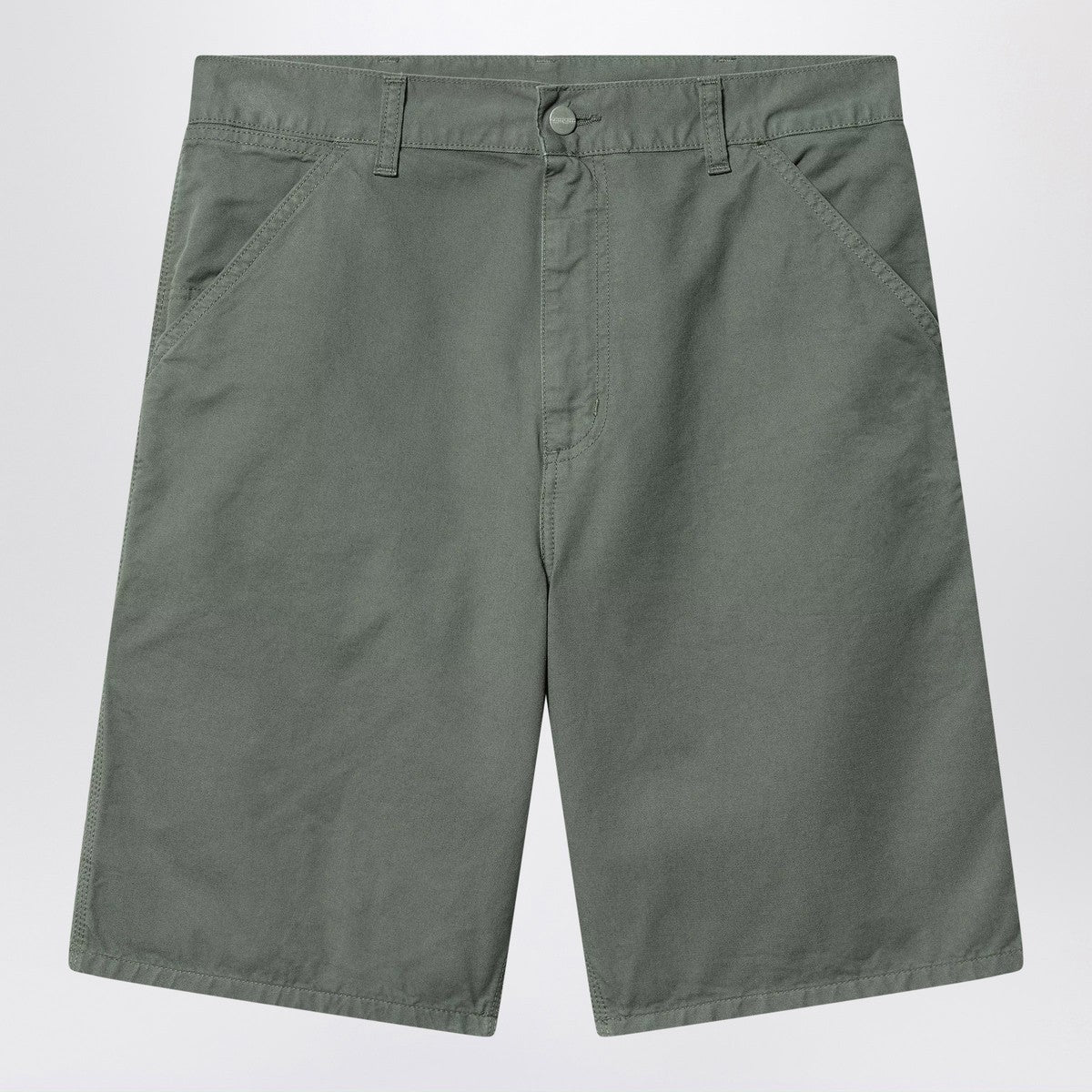 Short Carhartt WIP à genou simple en coton vert Park
