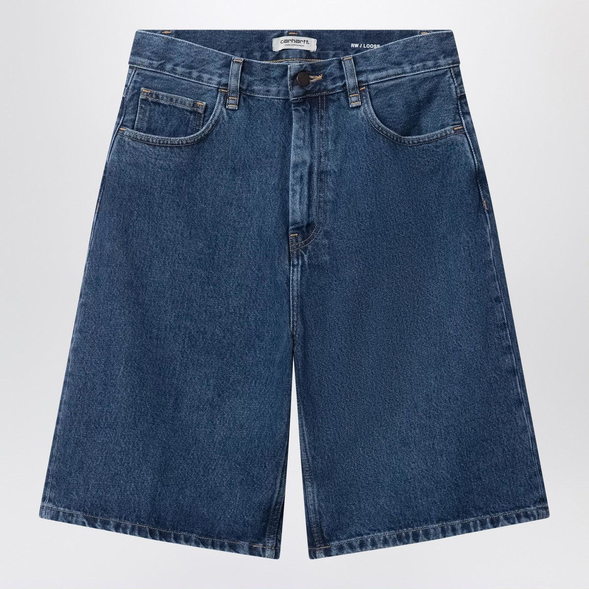 Carhartt WIP Brandon Shorts — Blue Denim Short Trousers