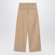 Pantalon Carhartt WIP Beige Craft en sergé