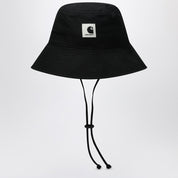 Sombrero de pescador Carhartt WIP W'' Ashley en sarga de algodón negra
