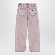 Carhartt WIP Brandon jeans in Cozy Purple/Chalk wash denim