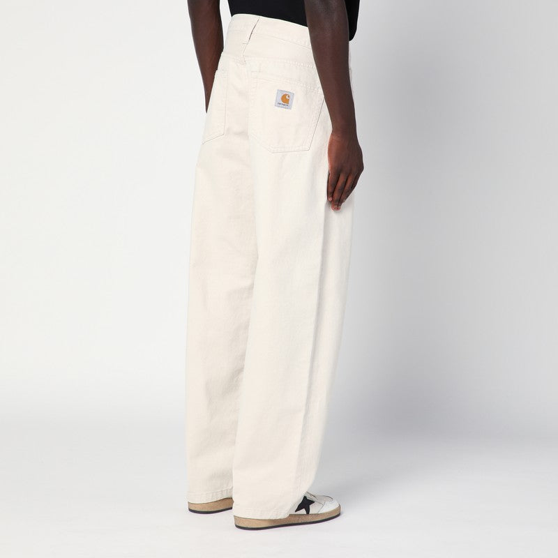 Carhartt WIP Landon Pant in Moonbeam Cotton Twill