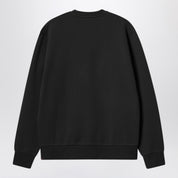 Carhartt WIP Script Embroidery Black Sweatshirt