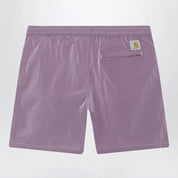 Carhartt WIP Canby swim trunks in nylon taffeta purple