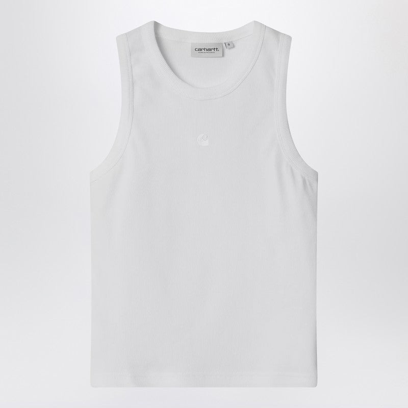 Carhartt WIP Philips A‑Shirt — Ribbed White Tank Top