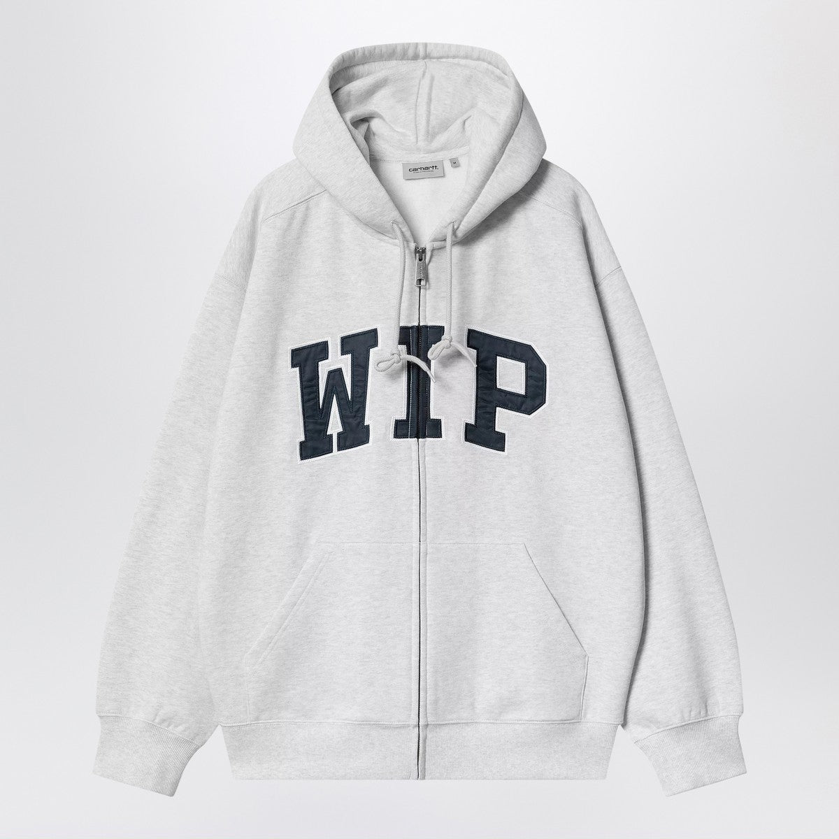 Carhartt WIP Hooded WIP Sweat Jacket — Ash Heather