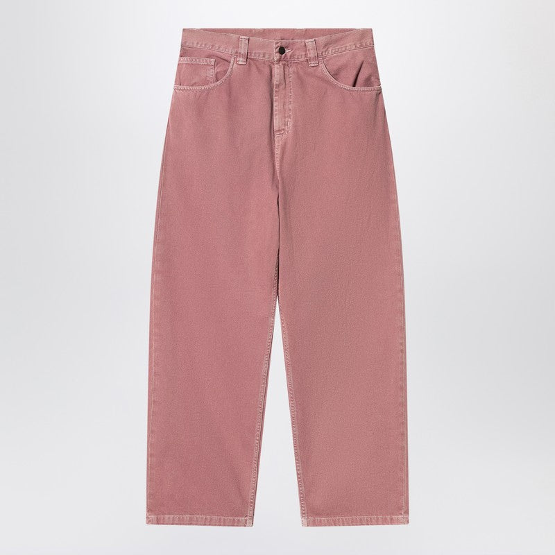 Carhartt WIP Brandon Pant — Dusty Pink Cotton Twill
