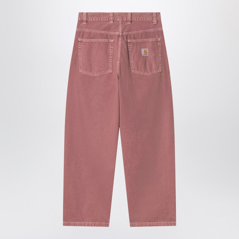 Carhartt WIP Brandon Pant — Dusty Pink Cotton Twill