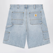 Carhartt WIP Double Knee Shorts Blue/Heavy Stone Bleached