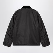 Carhartt WIP Alumni Chore Coat — Black Nylon Jacket