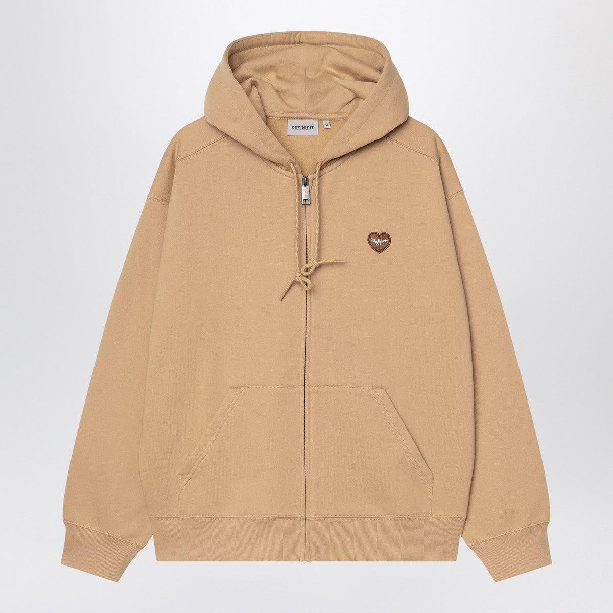 Carhartt WIP Hooded Heart II Sweat Jacket — Dusty Brown