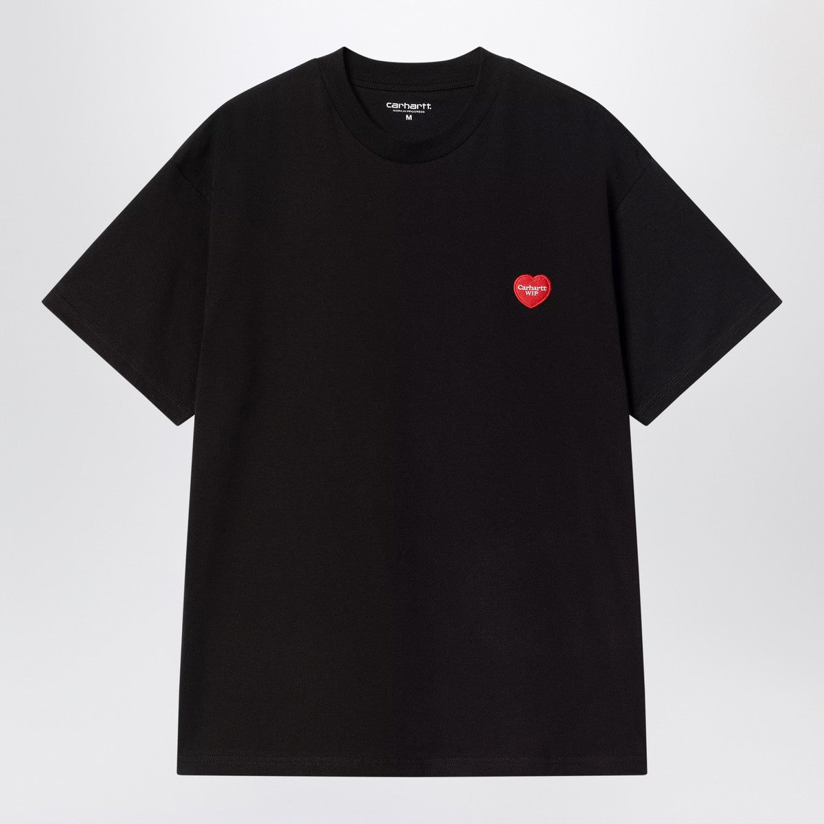 Carhartt WIP S/S Heart II Hartt T-Shirt in black cotton