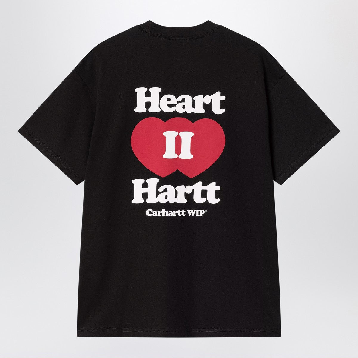 Carhartt WIP S/S Heart II Hartt T-Shirt in black cotton