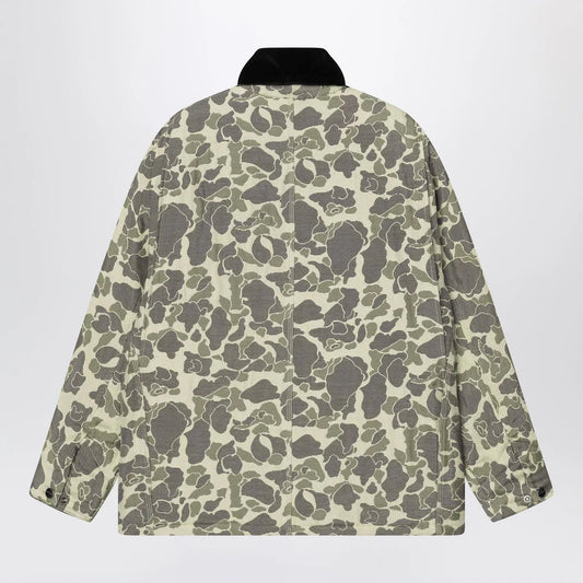 Carhartt WIP Tapestry Chore Coat Camo Duck Jacquard, Green/Tobacco