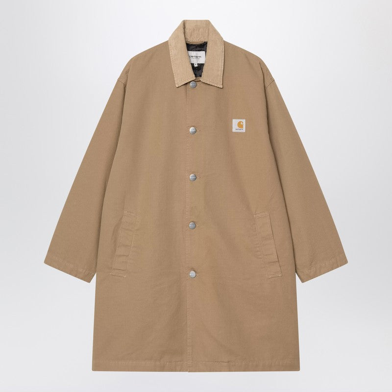 Abrigo Webster beige de Carhartt WIP en lona de algodón