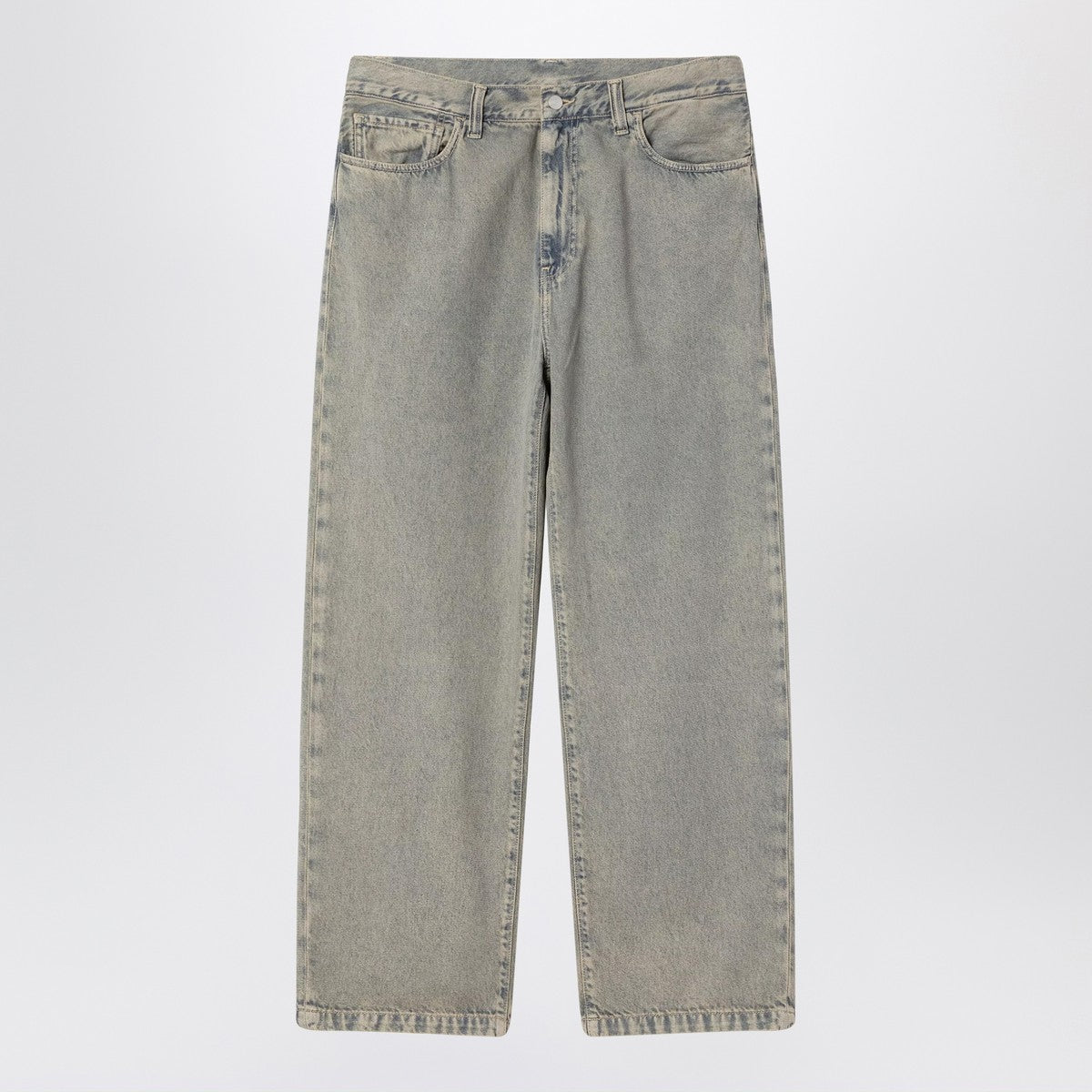 Carhartt WIP Landon Pant Blue/Leather — Loose-Fit Jeans