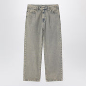 Carhartt WIP Landon Pant Blue/Leather — Loose-Fit Jeans