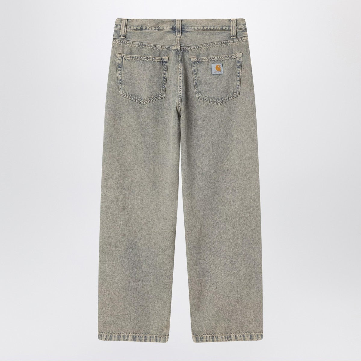 Carhartt WIP Landon Pant Blue/Leather — Loose-Fit Jeans