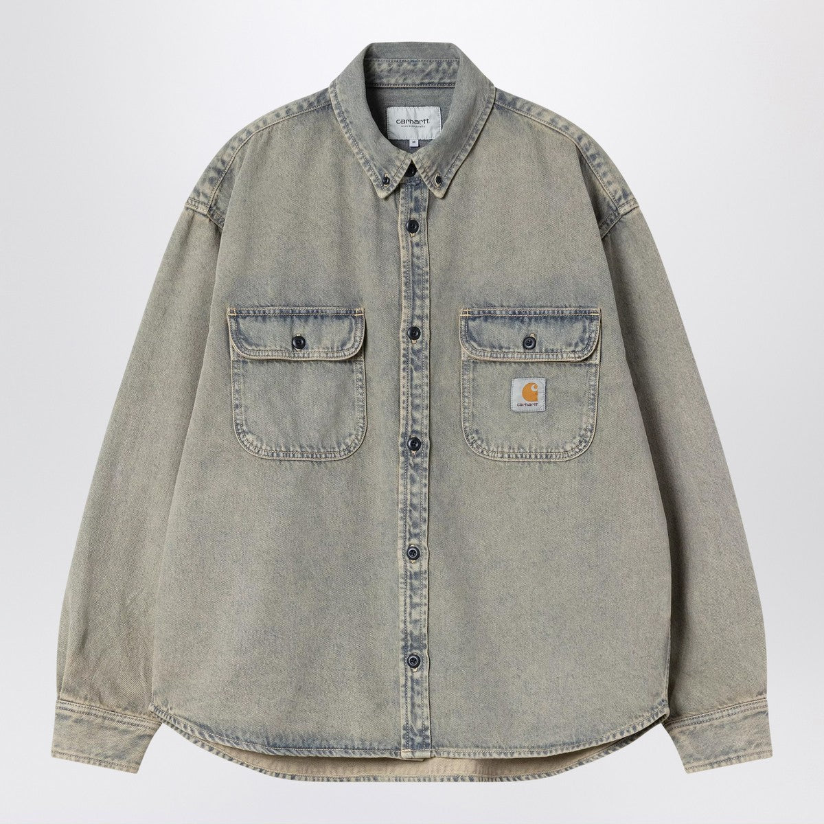 Carhartt WIP Tigan Shirt Jacket — Blue/Leather