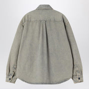 Carhartt WIP Tigan Shirt Jacket — Blue/Leather