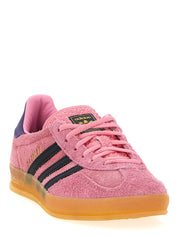 Adidas Originals Gazelle Indoor Sneakers — Fuchsia Suede