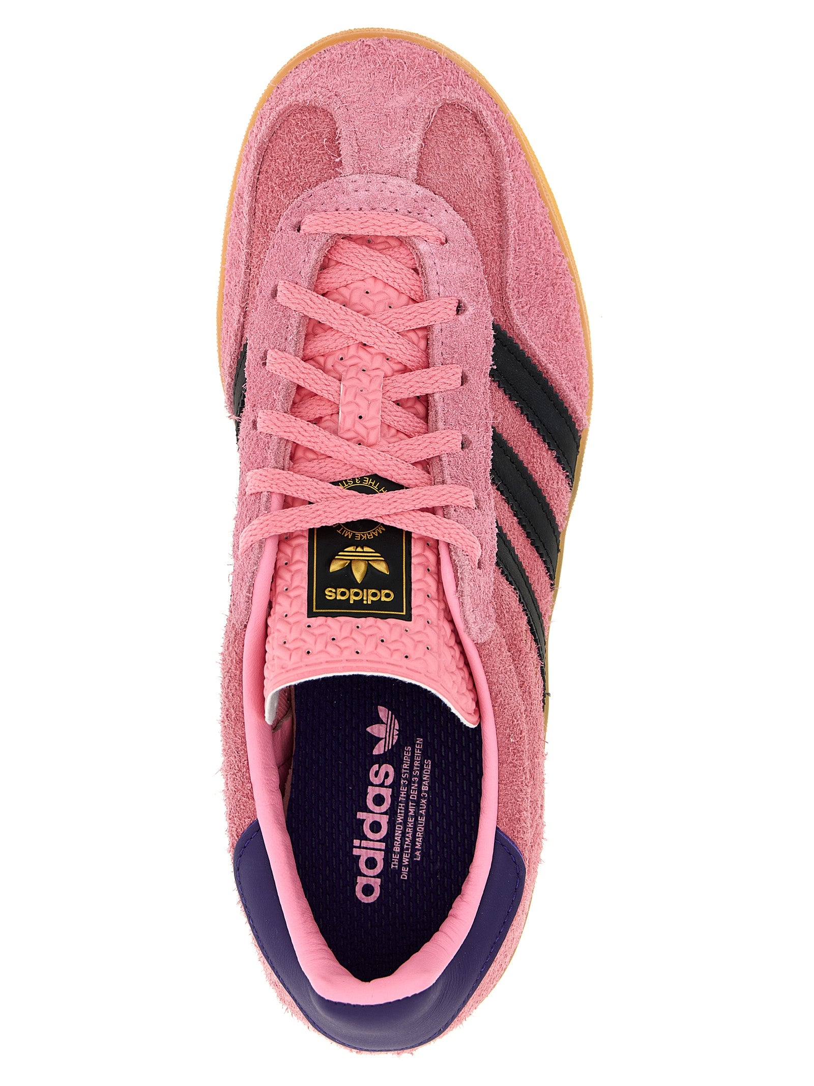Adidas Originals Gazelle Indoor Sneakers — Fuchsia Suede