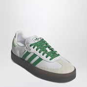 adidas Originals Samba white/green leather sneaker