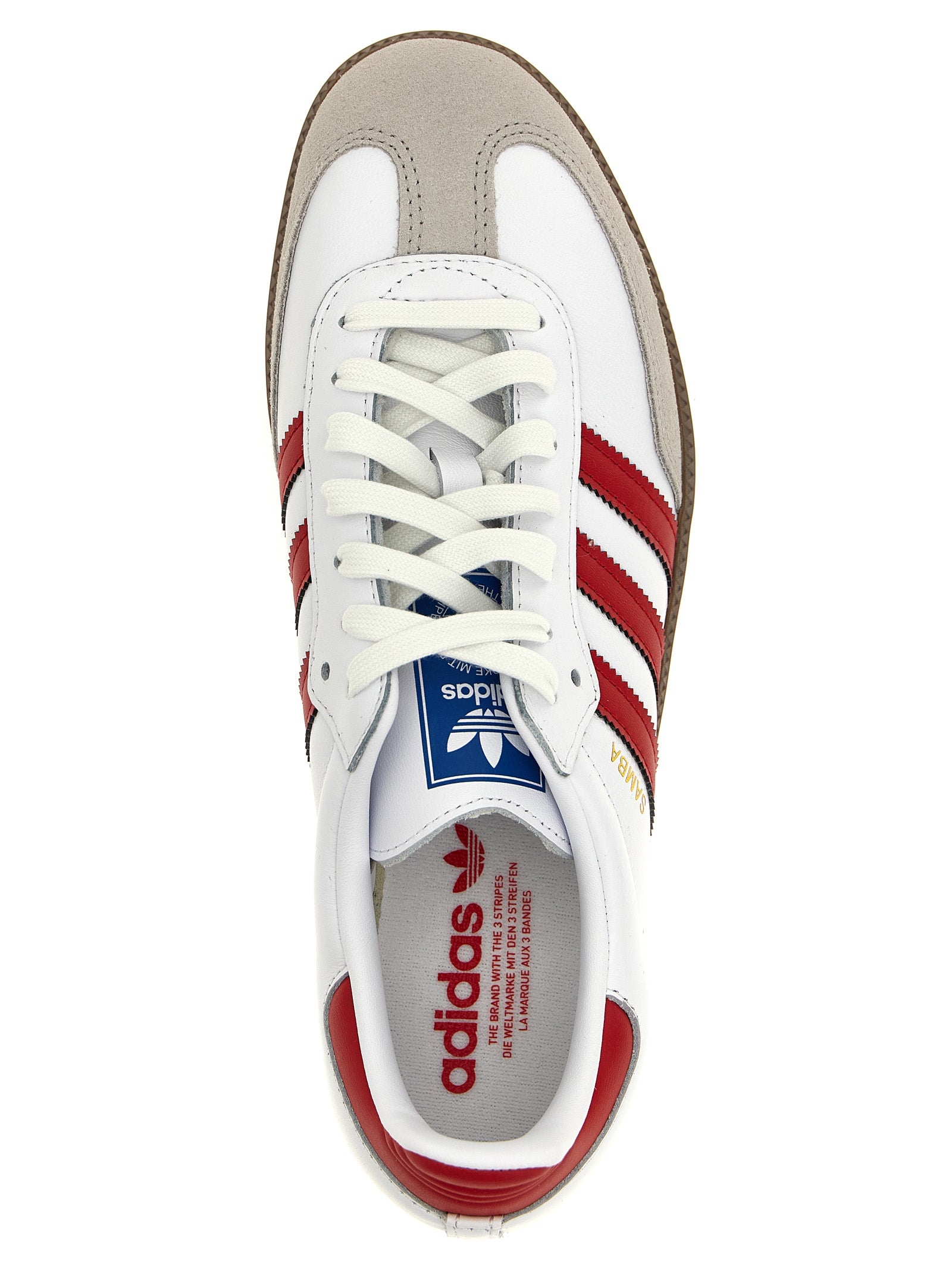 Adidas Originals Samba OG Sneakers — Red Leather