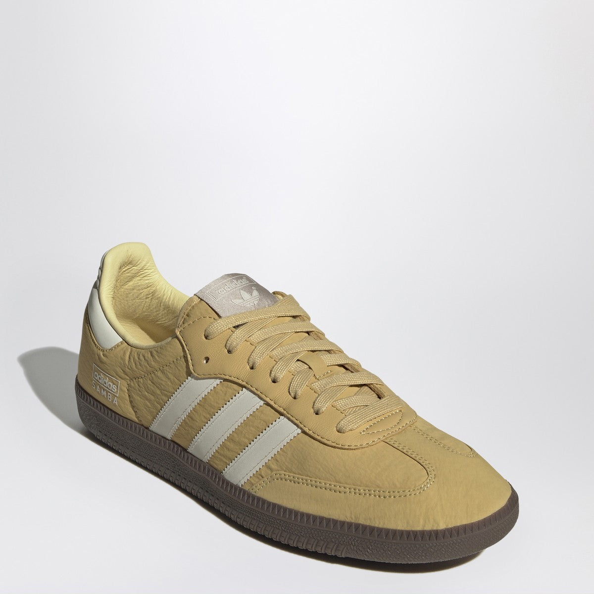 adidas Originals Samba OG low trainer in yellow and white leather