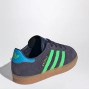 adidas Originals Blue/green Gazelle Sneakers — Elastic Laces