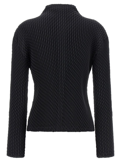 Issey Miyake Sleek Pleats Cardigan — Knitwear for Women