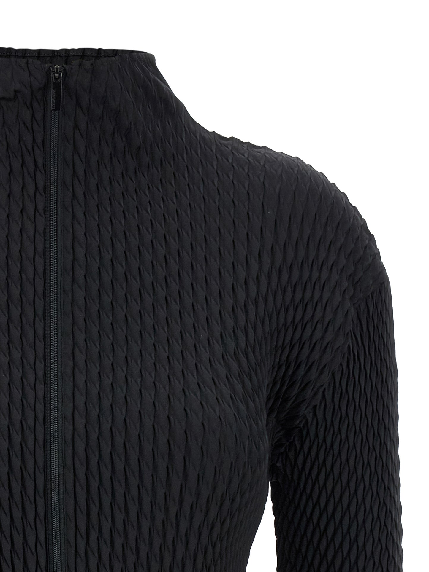 Issey Miyake Sleek Pleats Cardigan — Knitwear for Women