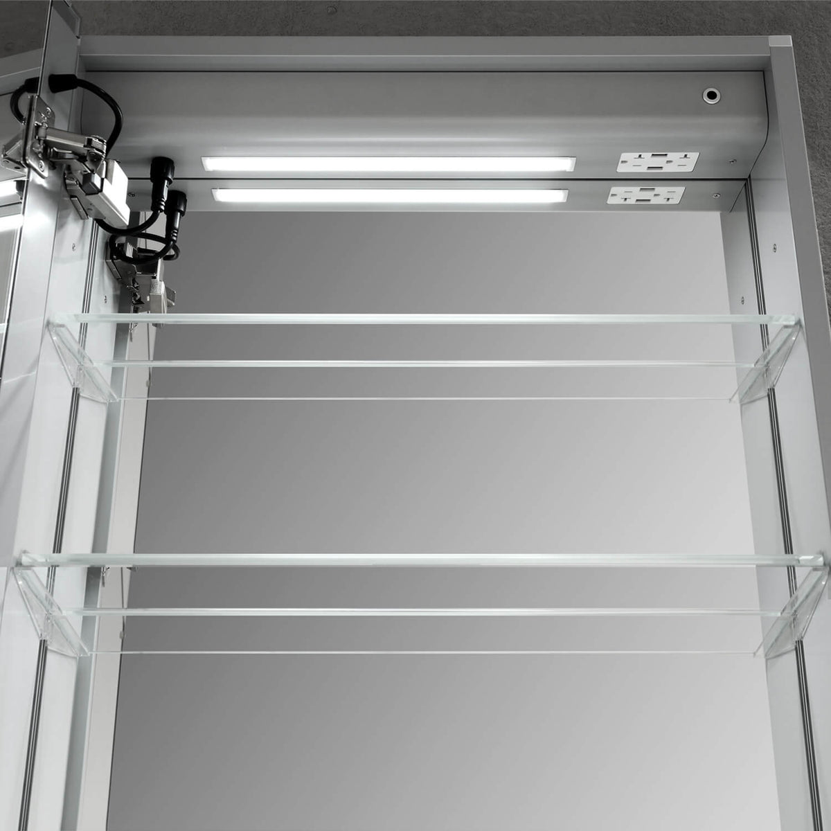 Blossom Pillar – 24 Inches LED Medicine Cabinet - MCL1 2432L