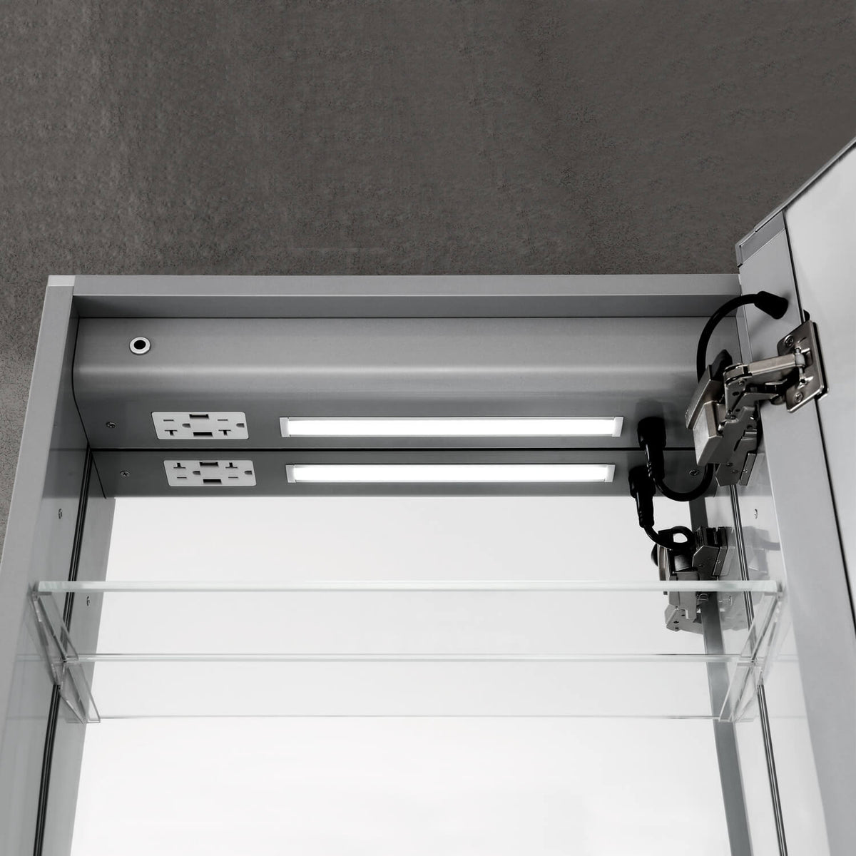 Blossom Pillar – 24 Inches LED Medicine Cabinet - MCL1 2432L