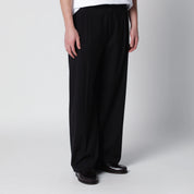 Thestroy Black pinstriped Inno trousers in viscose blend