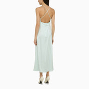 Light Aqua Satin Dress — Ivy Oak Noel