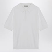 JOHN SMEDLEY Isis polo in white cotton