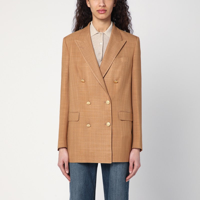Tagliatore Beige double-breasted jacket