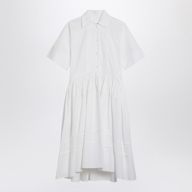 Jil Sander White cotton chemisier dress — effortless elegance