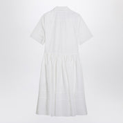 Jil Sander White cotton chemisier dress — effortless elegance
