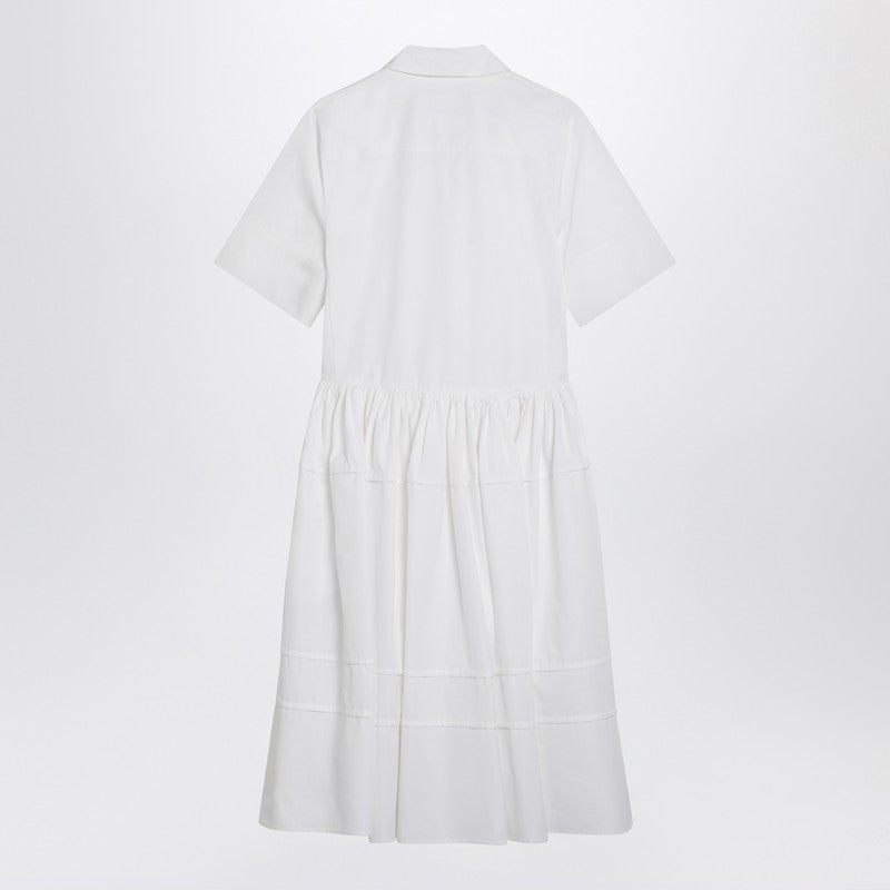 Jil Sander White cotton chemisier dress — effortless elegance