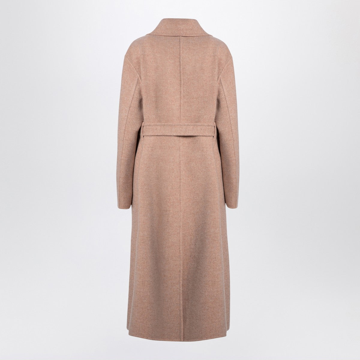 Manteau en laine rose granit Jil Sander