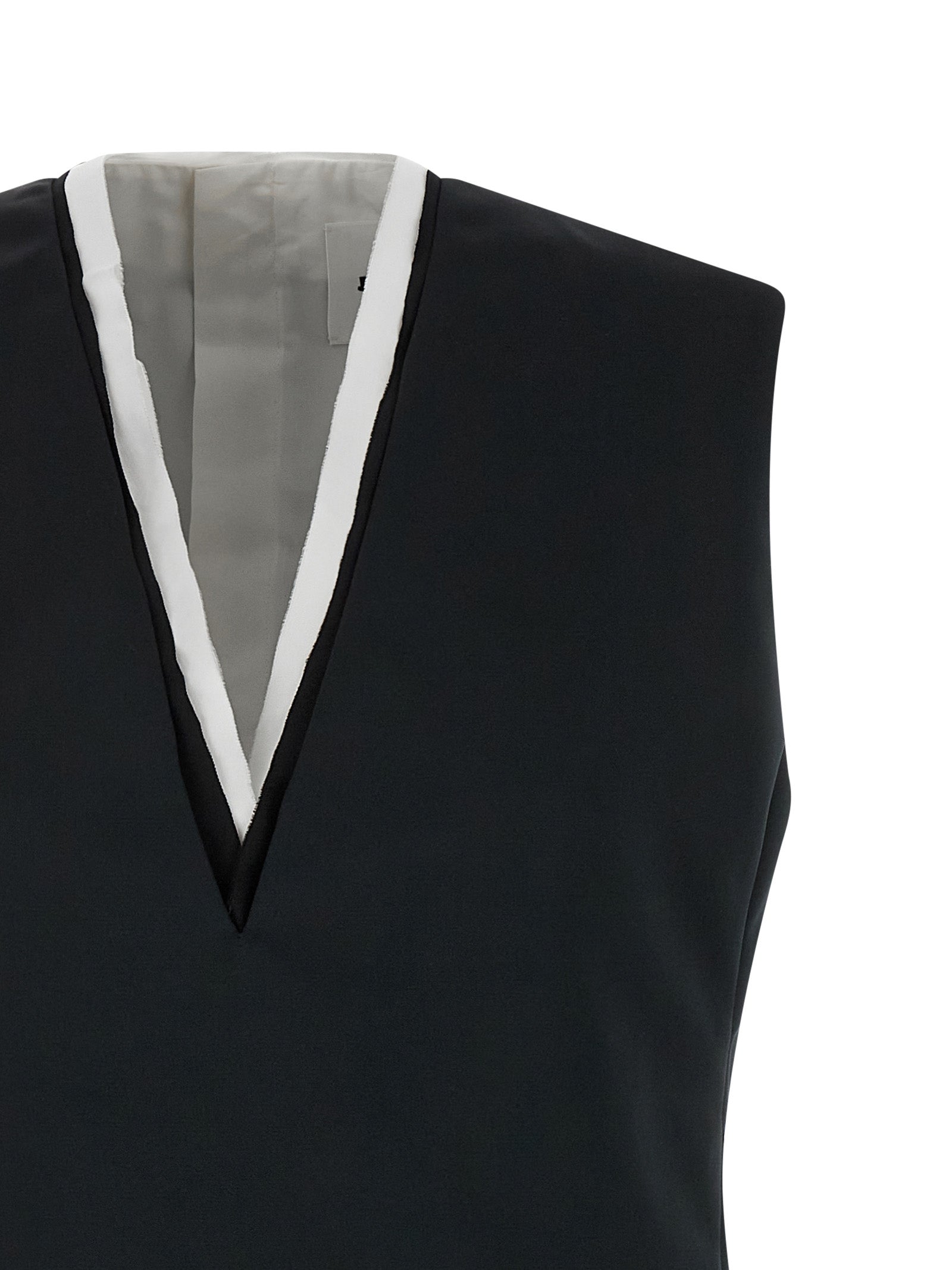 Jil Sander 240 Dress — Black Technical Mini Dress